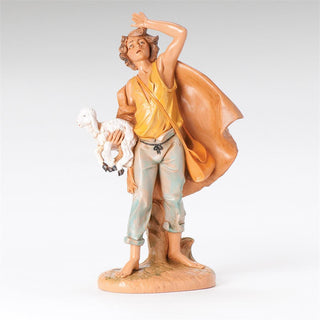 12-Inch Scale Micah, Shepherd Viewing - Nativity Figure