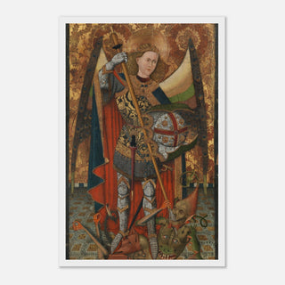 St. Michael the Archangel Gilded Framed Print - view 2