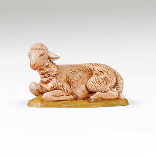 18-Inch Scale Sitting Sheep, Brown Nativity Figure