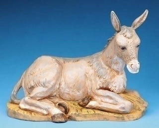 18" Seated Donkey Figure
