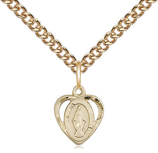 14kt Gold Miraculous Medal