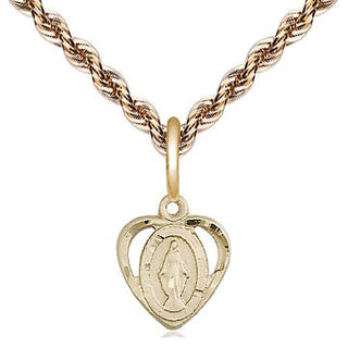 14kt Gold Miraculous Medal