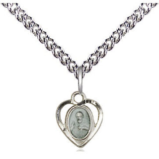 Sterling Silver Scapular Medal Religious and Catholic Jewelry