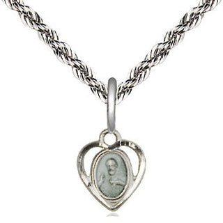 Sterling Silver Scapular Medal Religious and Catholic Jewelry