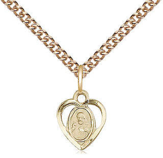 14kt Gold Scapular Medal