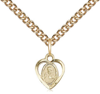 14kt Gold Scapular Medal