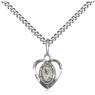 Sterling Silver Scapular Medal Religious and Catholic Jewelry