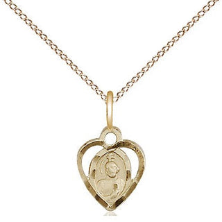 14kt Gold Saint Jude Medal Engraved Catholic Saint Jewelry