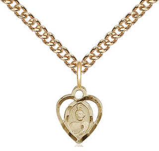 14kt Gold Saint Jude Medal Engraved Catholic Saint Jewelry