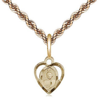 14kt Gold Saint Jude Medal Engraved Catholic Saint Jewelry
