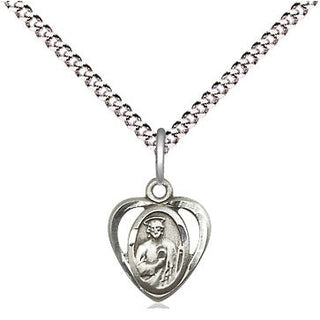 Sterling Silver Saint Jude Medal Religious and Catholic Jewelry Engraved Catholic Saint Jewelry