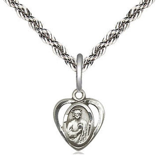 Sterling Silver Saint Jude Medal Religious and Catholic Jewelry Engraved Catholic Saint Jewelry