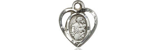 Sterling Silver Saint Joseph Medal Religious and Catholic Jewelry Engraved Catholic Saint Jewelry