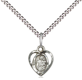 Sterling Silver Saint Joseph Medal Religious and Catholic Jewelry Engraved Catholic Saint Jewelry