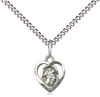 Sterling Silver Guardian Angel Pendant