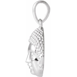 Platinum Meditation Buddha Pendant