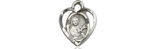 Sterling Silver Saint Theresa Medal Religious and Catholic Jewelry Engraved Catholic Saint Jewelry