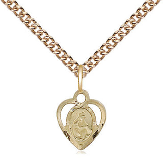 14kt Gold Filled Our Lady of la Salette Medal Religious and Catholic Jewelry