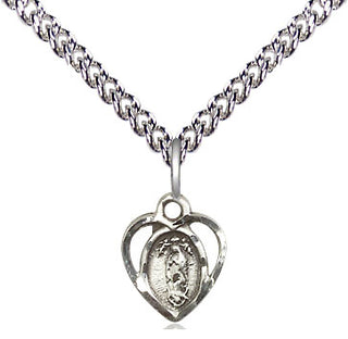 Sterling Silver Our Lady of la Salette Medal Religious and Catholic Jewelry