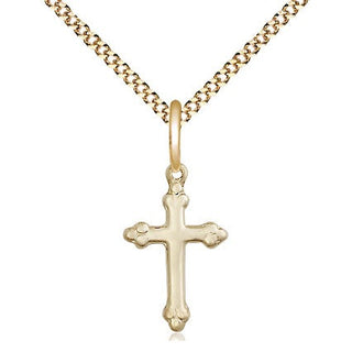 14kt Gold Filled Cross Medal Religious and Catholic Jewelry