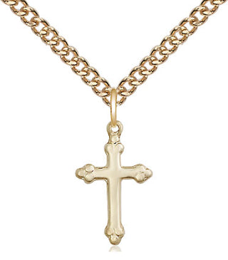 14kt Gold Cross Medal