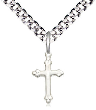 Pewter Cross Medal Religious and Catholic Jewelry
