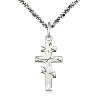 Sterling Silver Greek Orthodox Cross Medal Catholic Jewelry