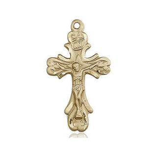 14kt Gold Filled Crucifix Medal