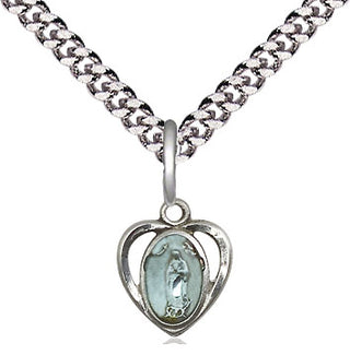 Sterling Silver Our Lady of Guadalupe Medal Religious and Catholic Jewelry
