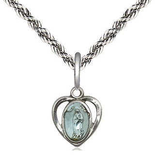 Sterling Silver Our Lady of Guadalupe Medal Religious and Catholic Jewelry