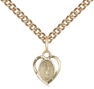 14kt Gold Filled Our Lady of Guadalupe Medal Religious and Catholic Jewelry