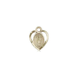 14kt Gold Our Lady of Guadalupe Medal