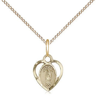 14kt Gold Our Lady of Guadalupe Medal