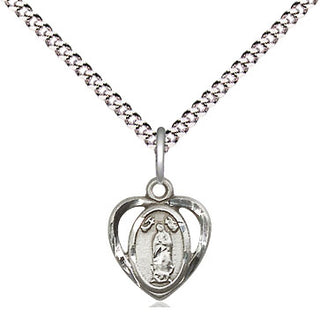 Sterling Silver Our Lady of Guadalupe Medal Religious and Catholic Jewelry