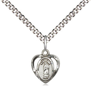 Sterling Silver Our Lady of Guadalupe Medal Religious and Catholic Jewelry