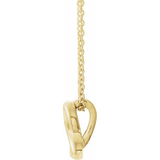 14K Yellow Celtic-Inspired Trinity 16-18" Necklace 