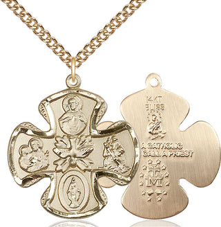 14kt Gold 5-Way Medal