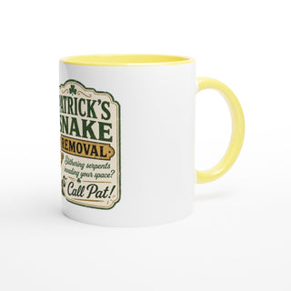 St. Patrick 'Snake Removal Service' 11 oz Mug - view 3
