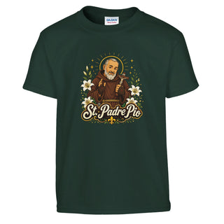 St. Padre Pio Kids T-Shirt - view 10