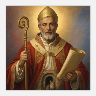 Pope St. Damasus I - Devotional Canvas