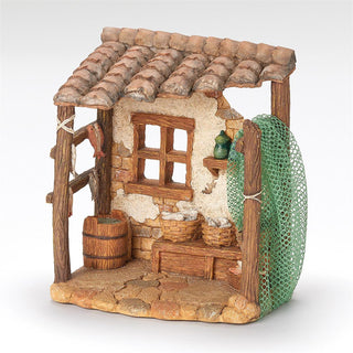 6.75-Inch Fishing Shop For 5-Inch Scale Nativity Figures