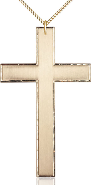 14kt Gold Filled Cross Medal Catholic Jewelry