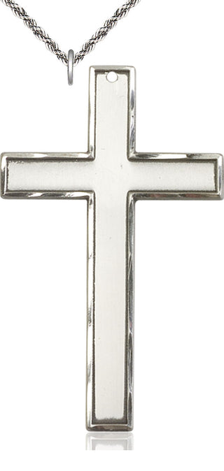 Sterling Silver Cross Medal Catholic Jewelry