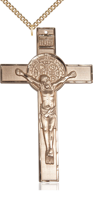 14kt Gold Saint Benedict Medal
