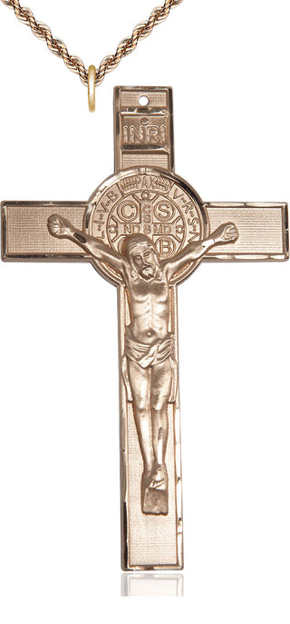 14kt Gold Saint Benedict Medal