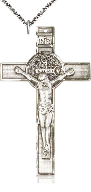 Sterling Silver Saint Benedict Medal Catholic Jewelry
