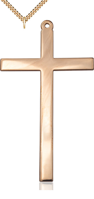 14kt Gold Filled Cross Medal Catholic Jewelry