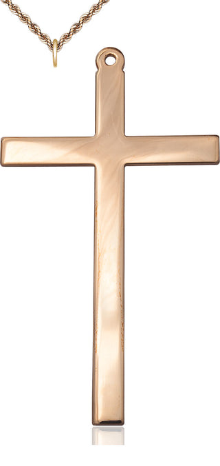 14kt Gold Filled Cross Medal | Large