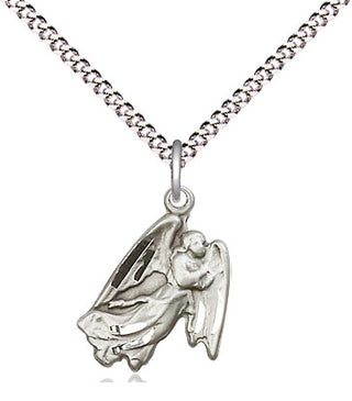 Sterling Silver Guardian Angel Medal Religious and Catholic Jewelry