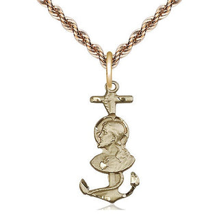 14kt Gold Saint Christopher Medal